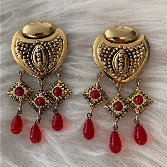 Vintage earrings free with purchase